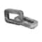 9.75" Gray Marble Geometric 2-Link Chain Sculpture Décor